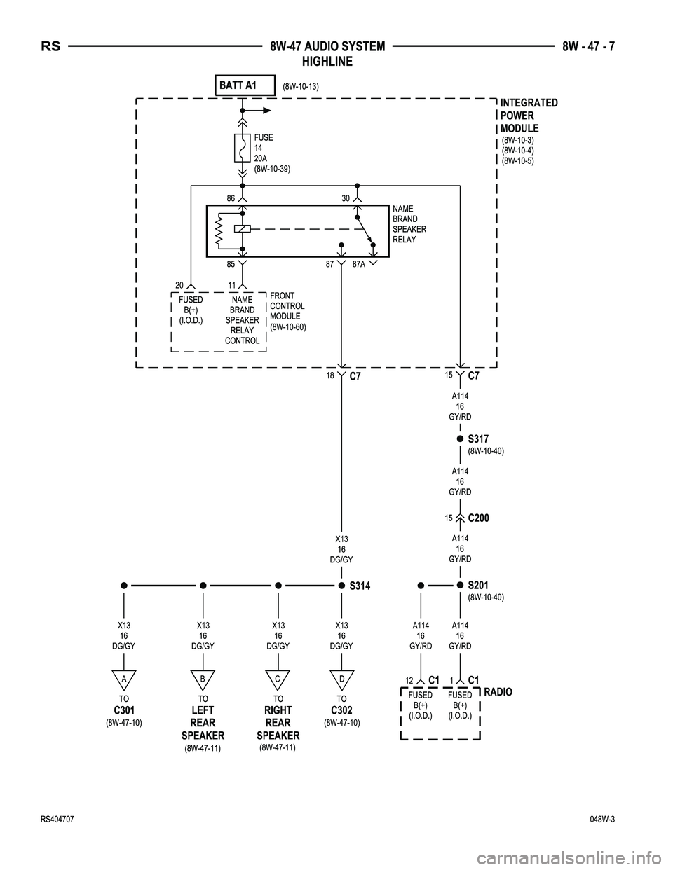 DODGE TOWN AND COUNTRY 2004  Service Manual 