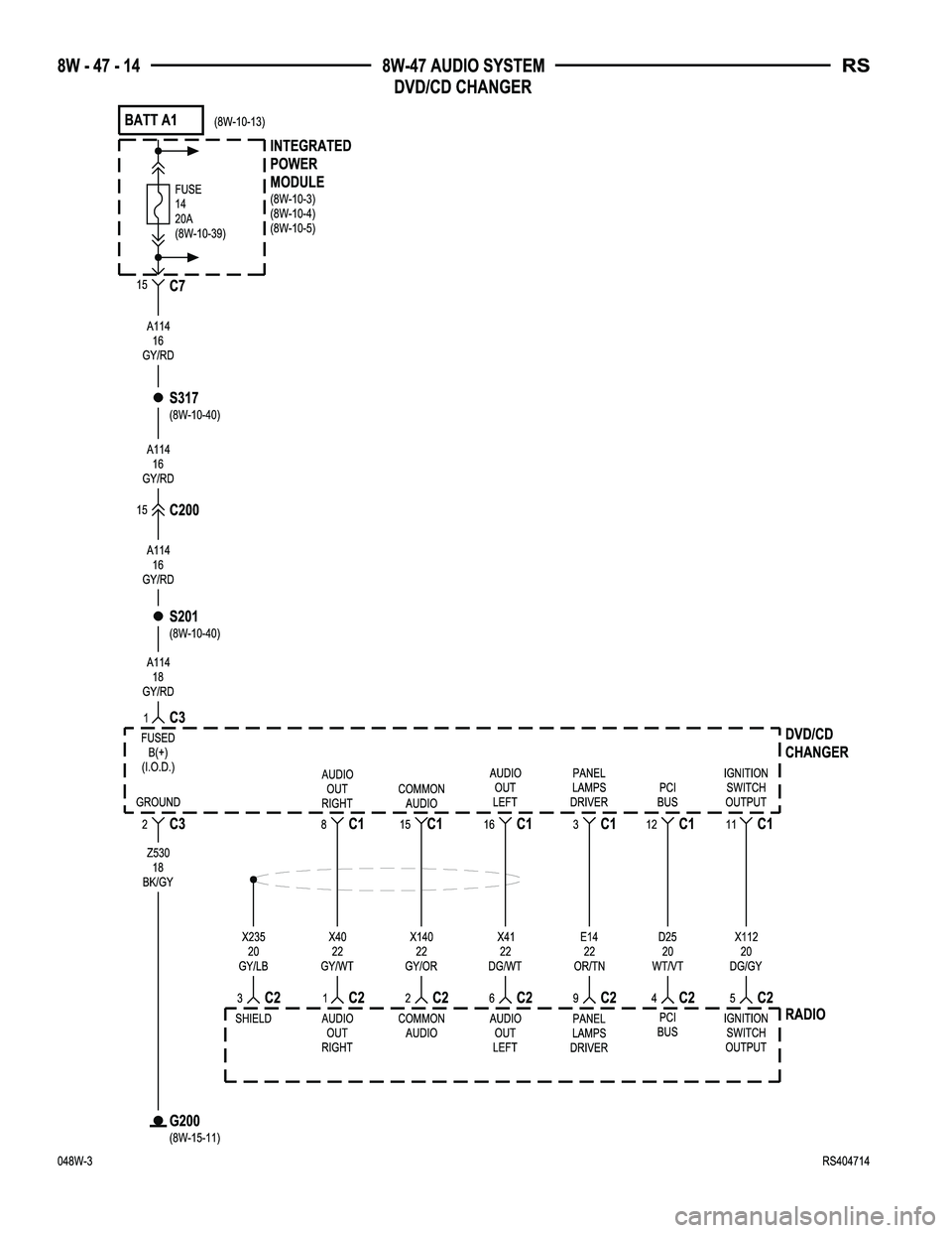 DODGE TOWN AND COUNTRY 2004  Service Manual 