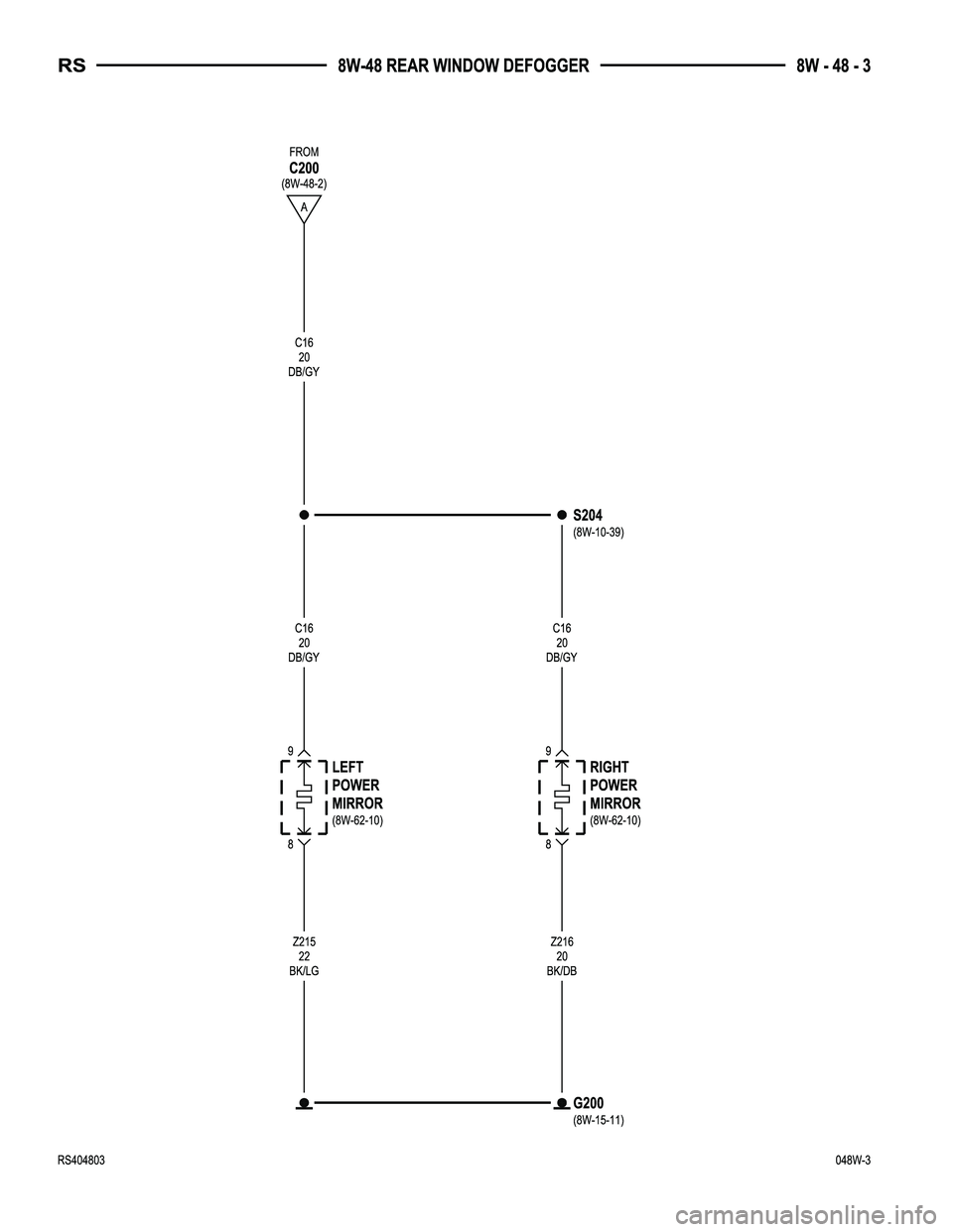 DODGE TOWN AND COUNTRY 2004  Service Manual 