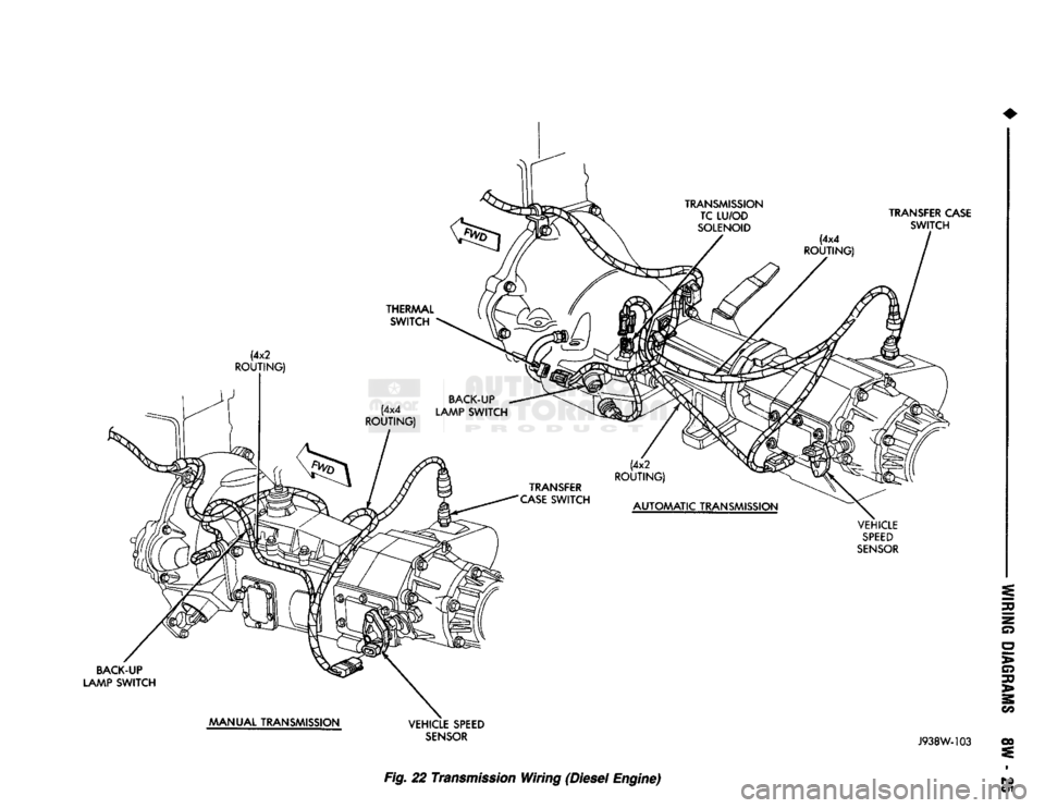 DODGE TRUCK 1993  Service Repair Manual 