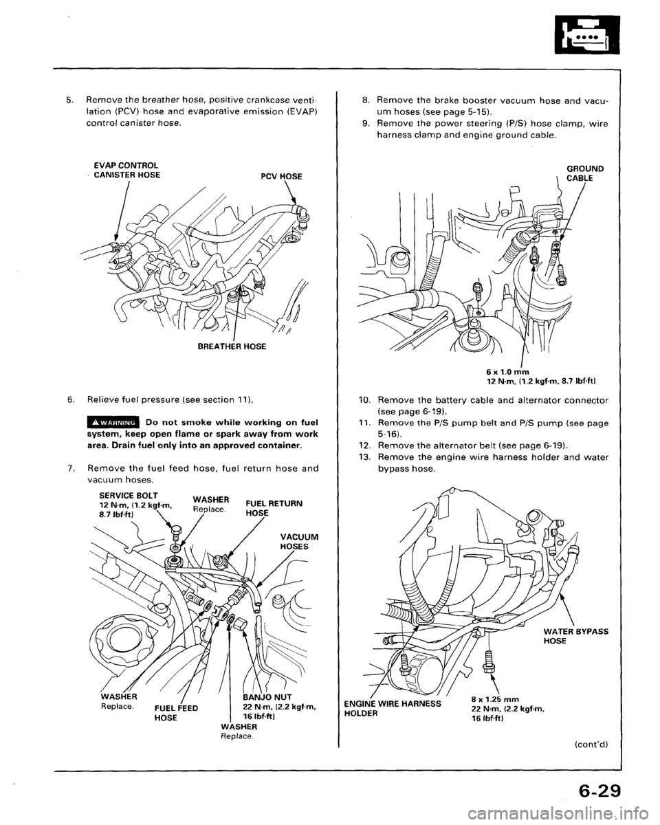 HONDA ACCORD 1995  Service Repair Manual 
