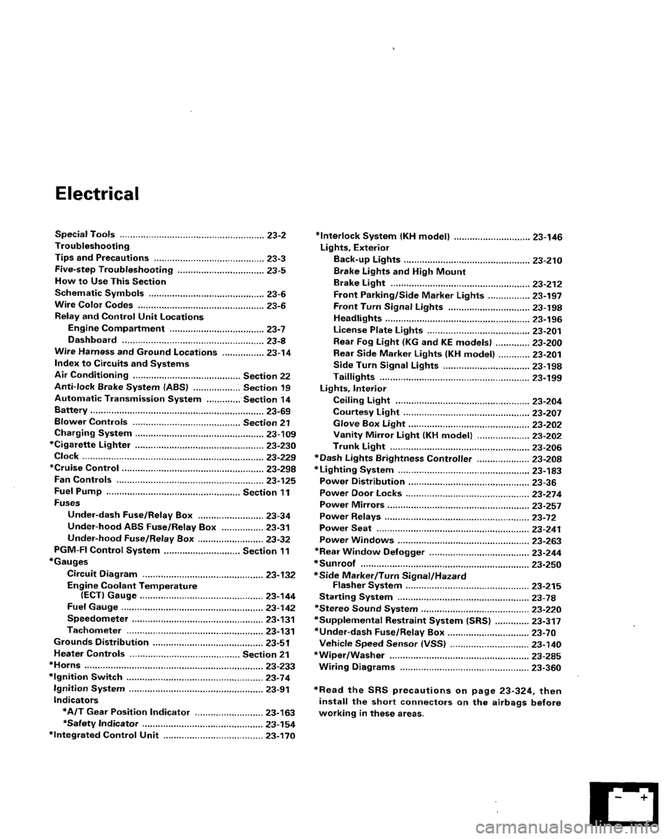 HONDA ACCORD 1995 Service Repair Manual HONDA ACCORD 1995 Service Repair Manual