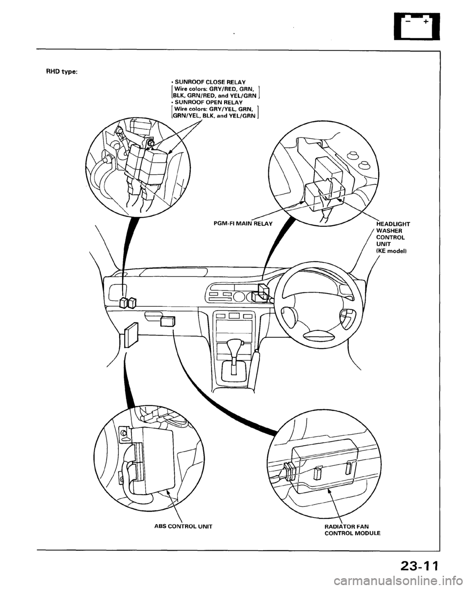 HONDA ACCORD 1995  Service Repair Manual 
