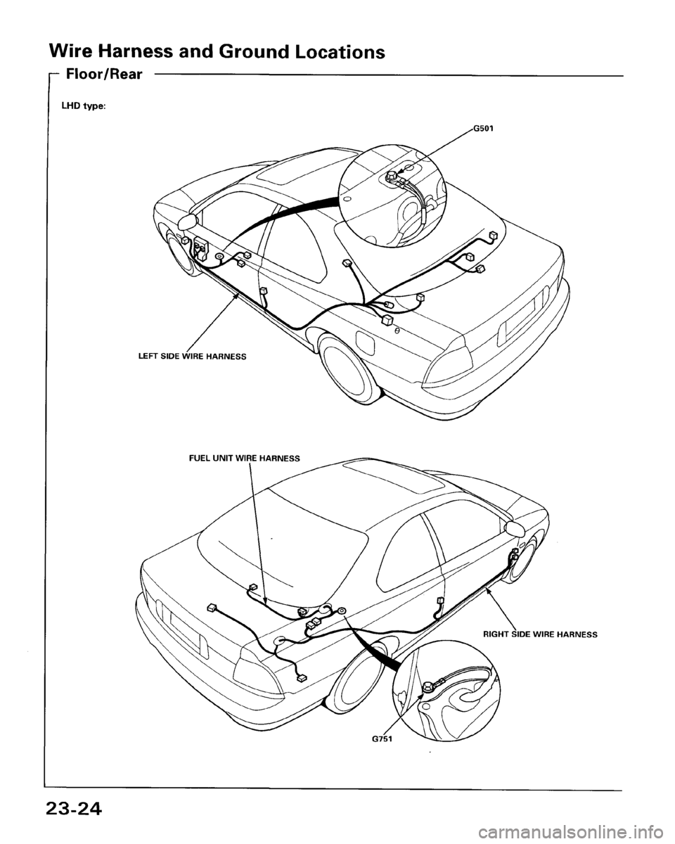 HONDA ACCORD 1995  Service Repair Manual 