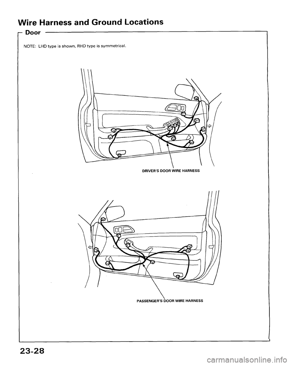 HONDA ACCORD 1995  Service Repair Manual 