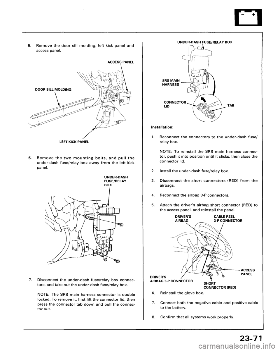 HONDA ACCORD 1995  Service Repair Manual 