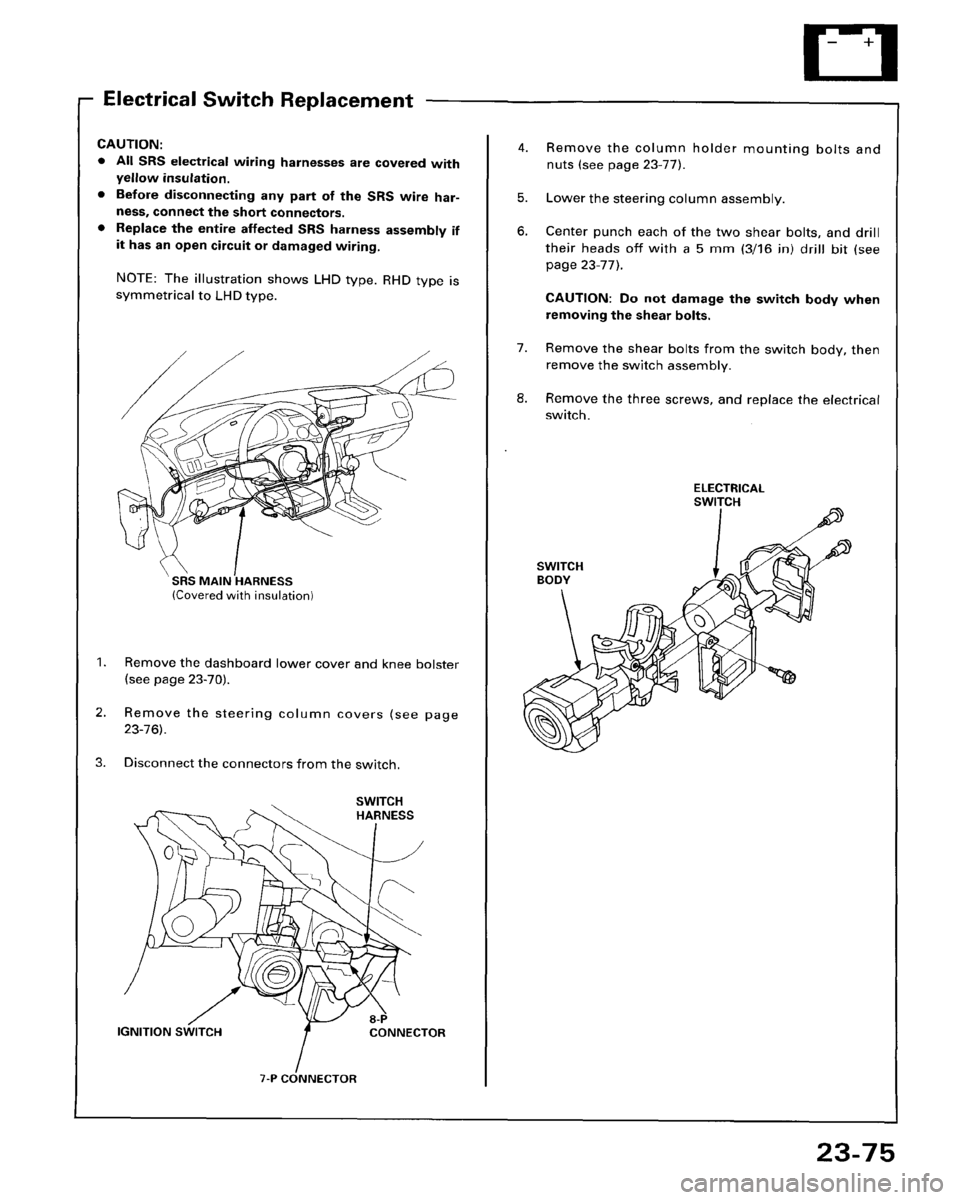 HONDA ACCORD 1995  Service Repair Manual 