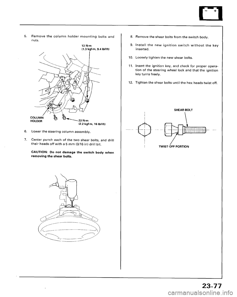 HONDA ACCORD 1995  Service Repair Manual 