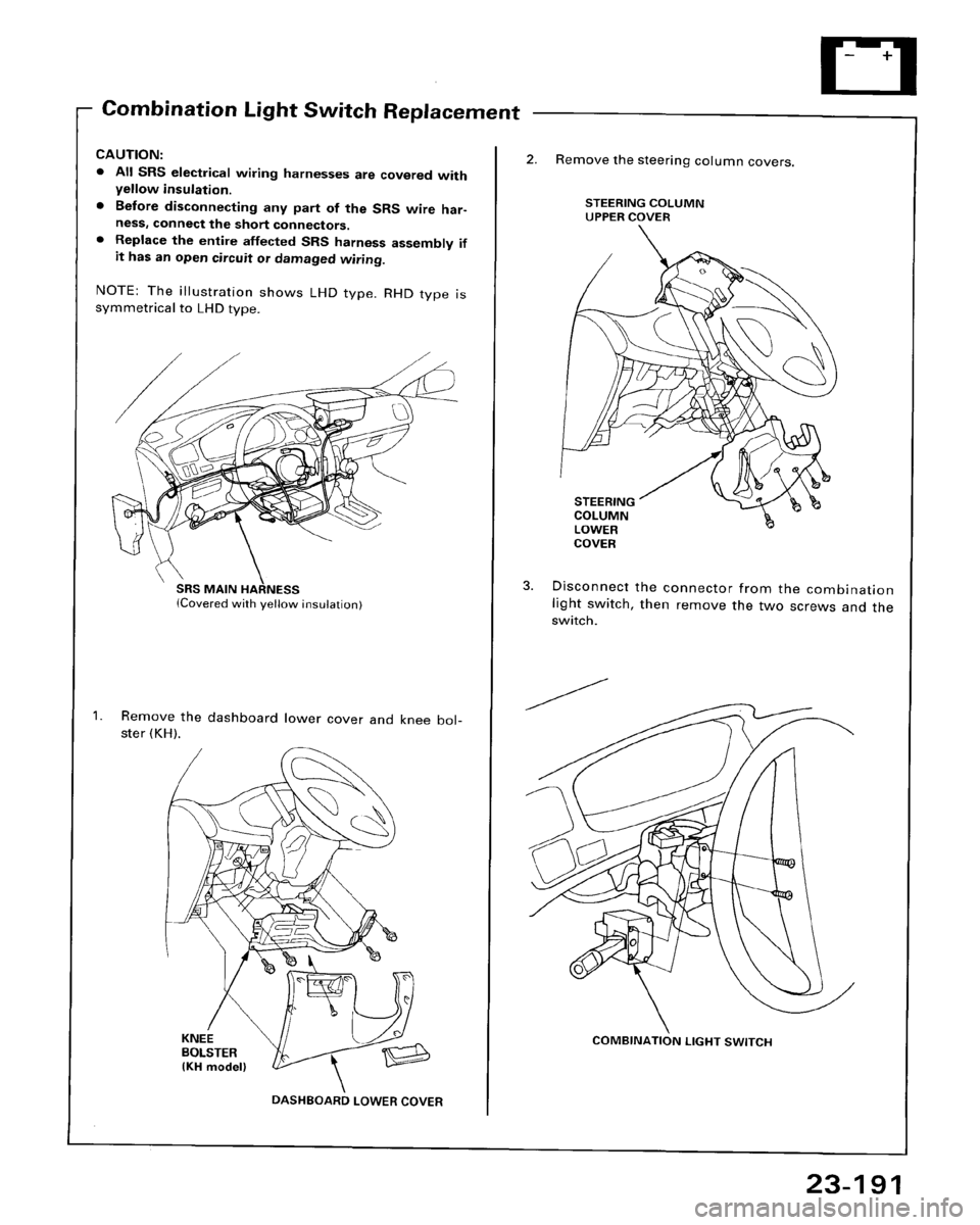 HONDA ACCORD 1995  Service Repair Manual 