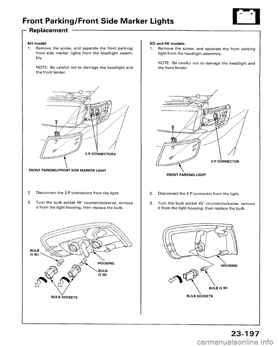 HONDA ACCORD 1995  Service Repair Manual 