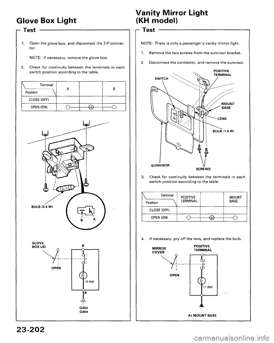 HONDA ACCORD 1995  Service Repair Manual 