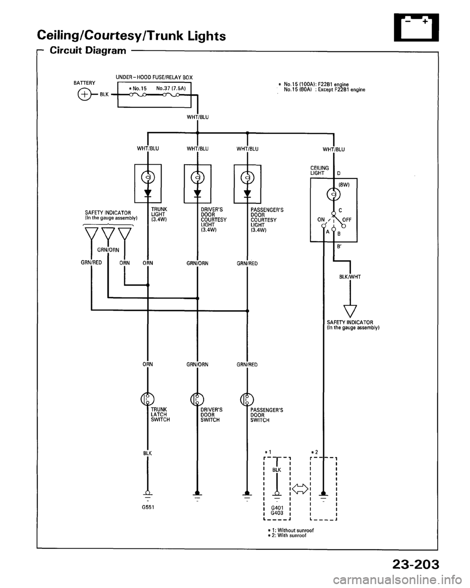 HONDA ACCORD 1995  Service Repair Manual 