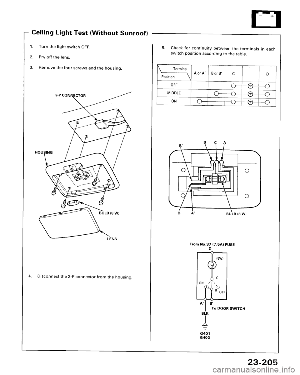HONDA ACCORD 1995  Service Repair Manual 