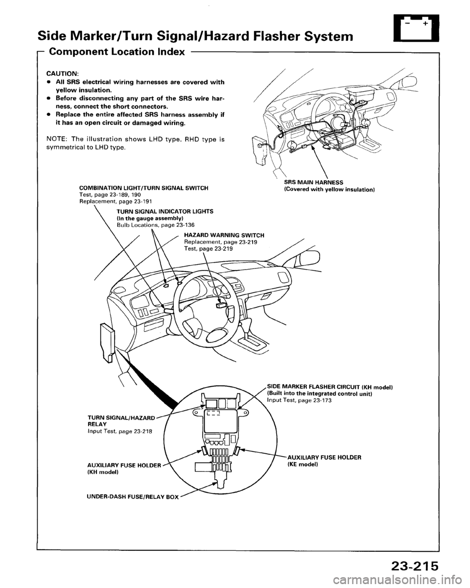 HONDA ACCORD 1995  Service Repair Manual 