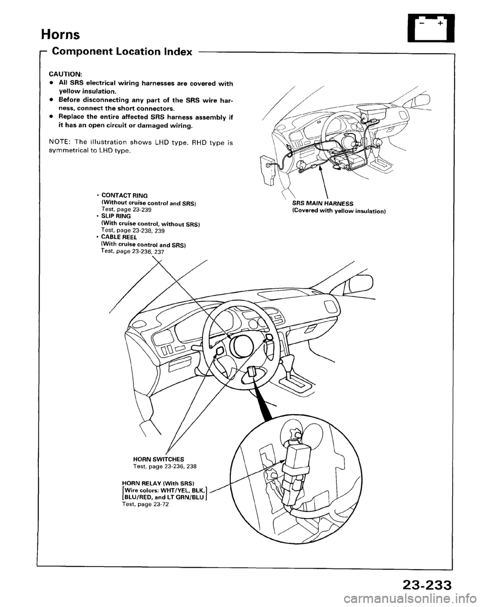 HONDA ACCORD 1995  Service Repair Manual 