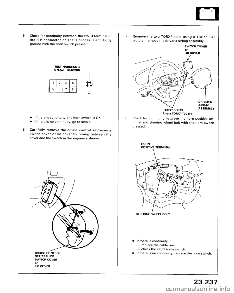HONDA ACCORD 1995  Service Repair Manual 