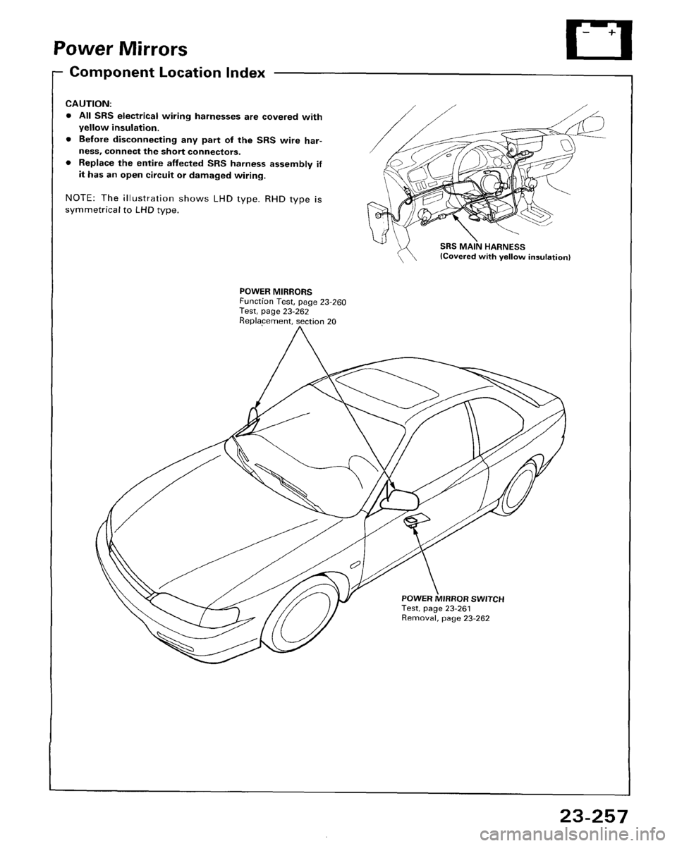 HONDA ACCORD 1995  Service Repair Manual 