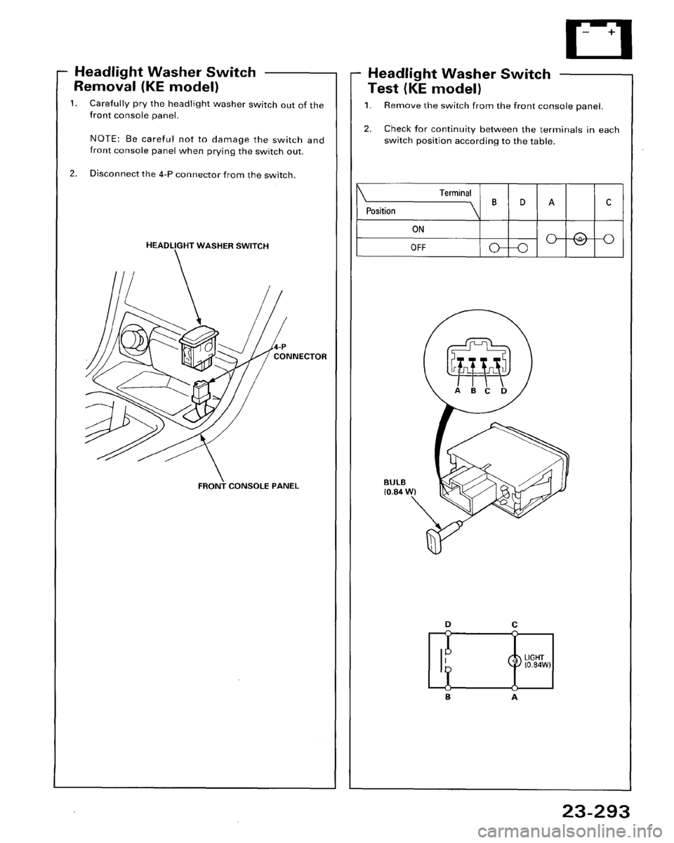 HONDA ACCORD 1995  Service Repair Manual 
