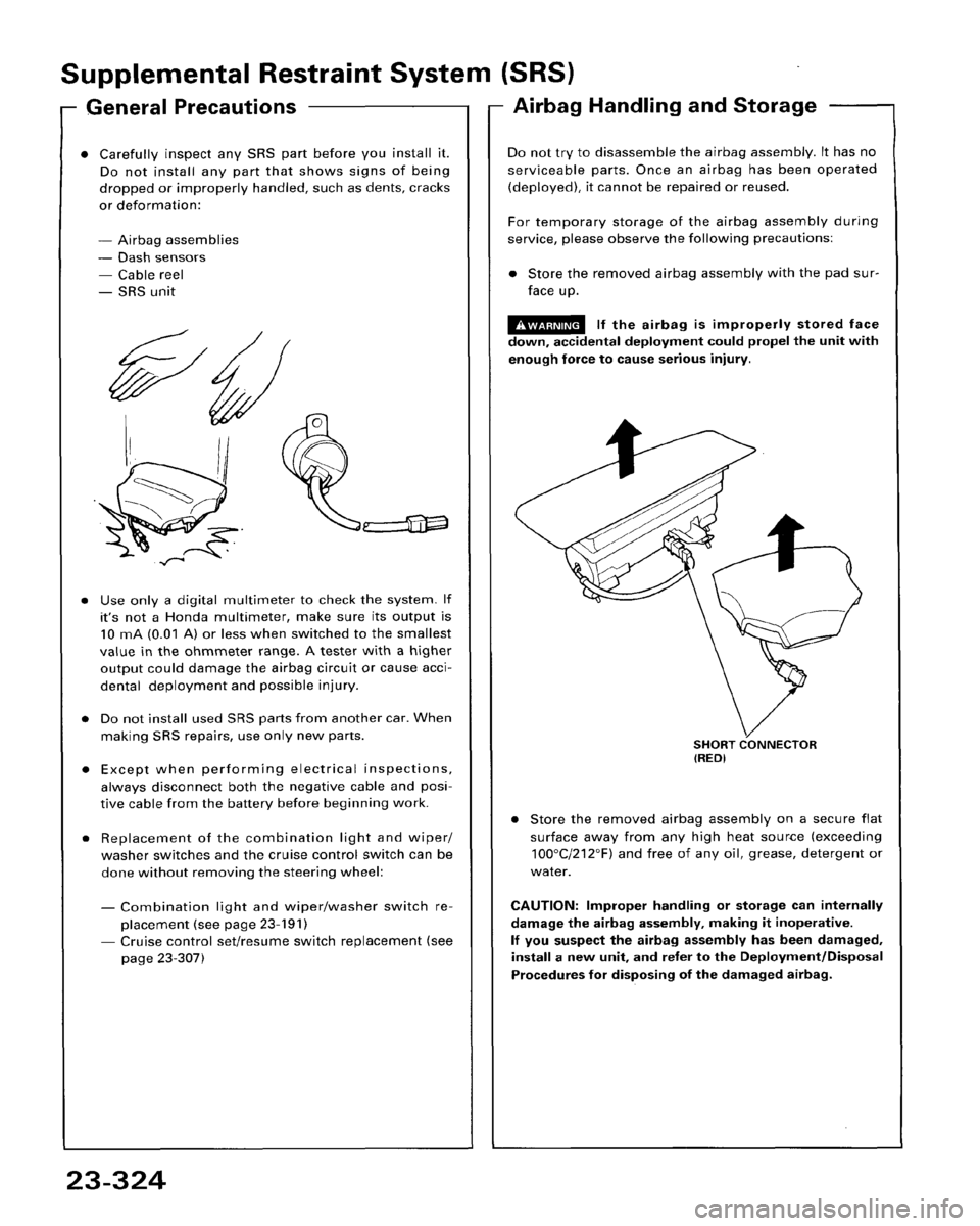 HONDA ACCORD 1995  Service Repair Manual 