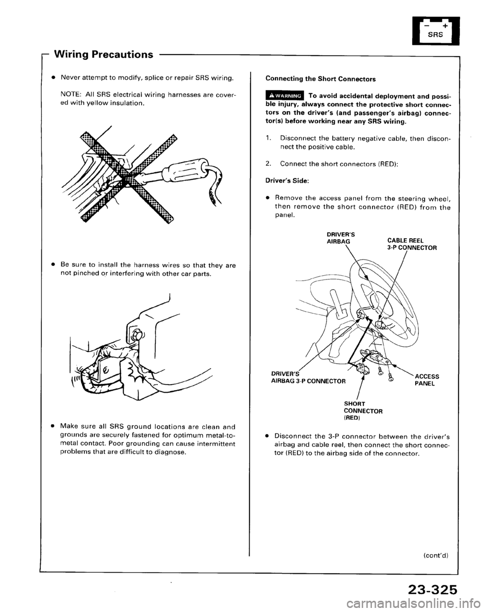 HONDA ACCORD 1995  Service Repair Manual 