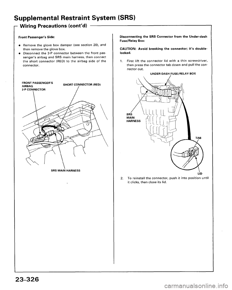 HONDA ACCORD 1995  Service Repair Manual 