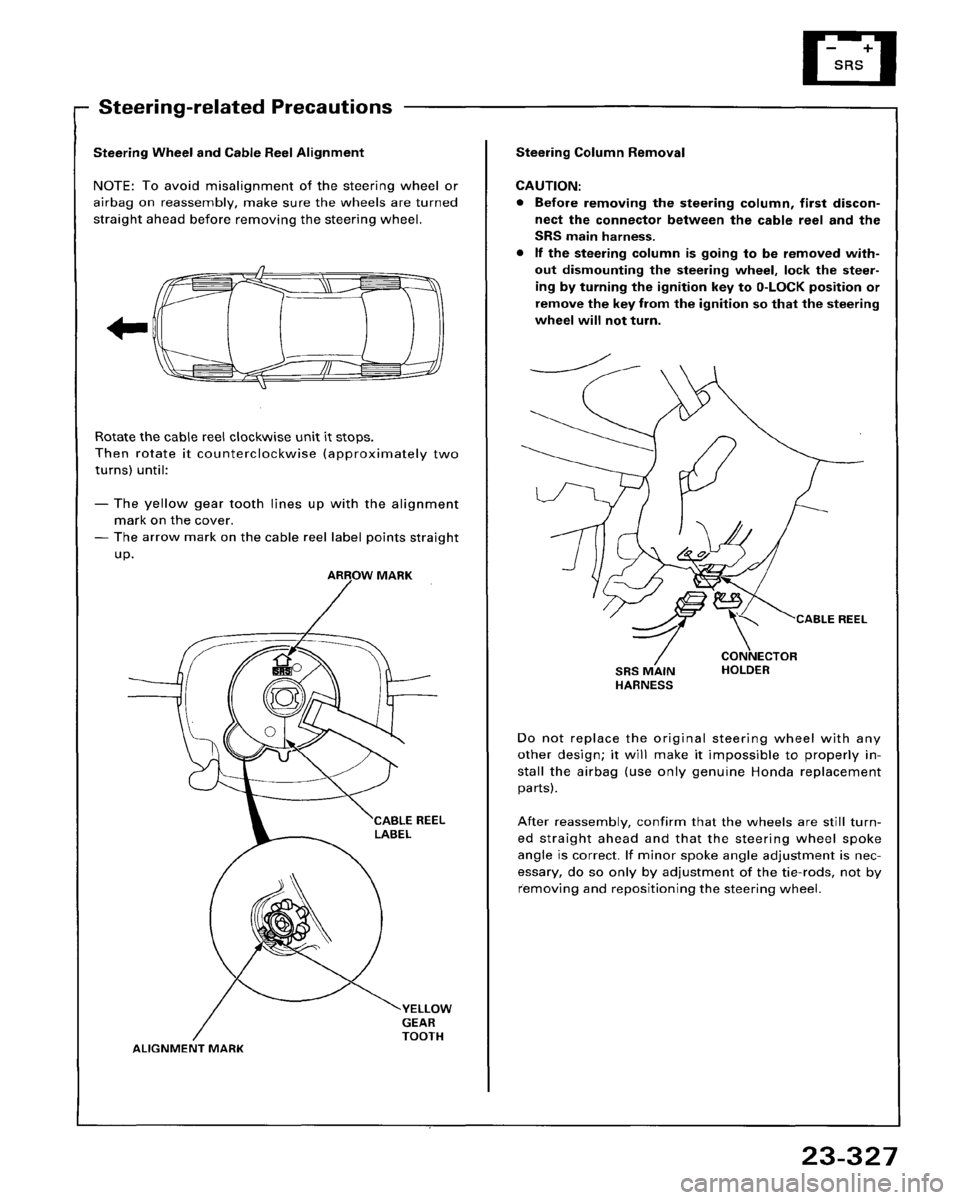 HONDA ACCORD 1995  Service Repair Manual 