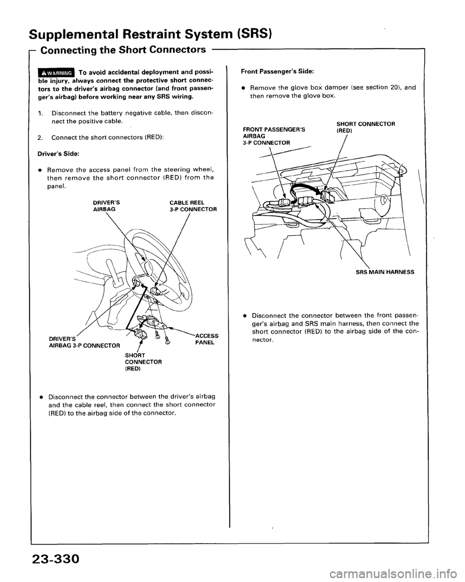 HONDA ACCORD 1995  Service Repair Manual 