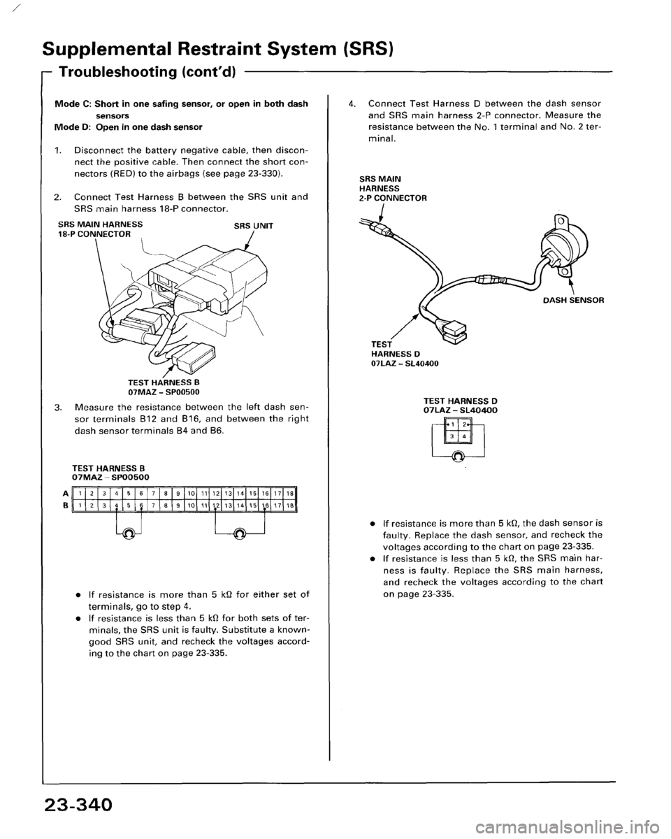 HONDA ACCORD 1995  Service Repair Manual 