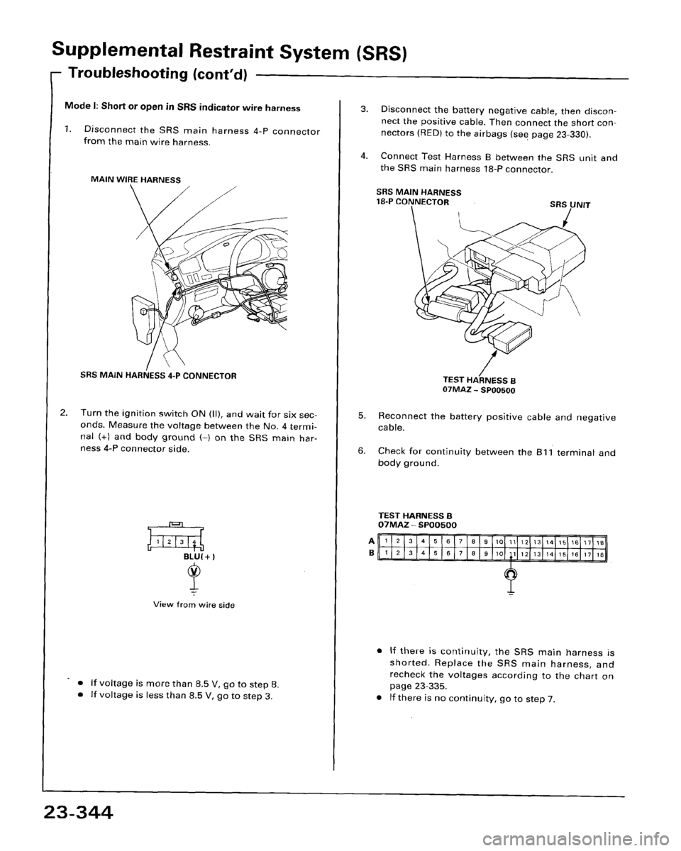 HONDA ACCORD 1995  Service Repair Manual 