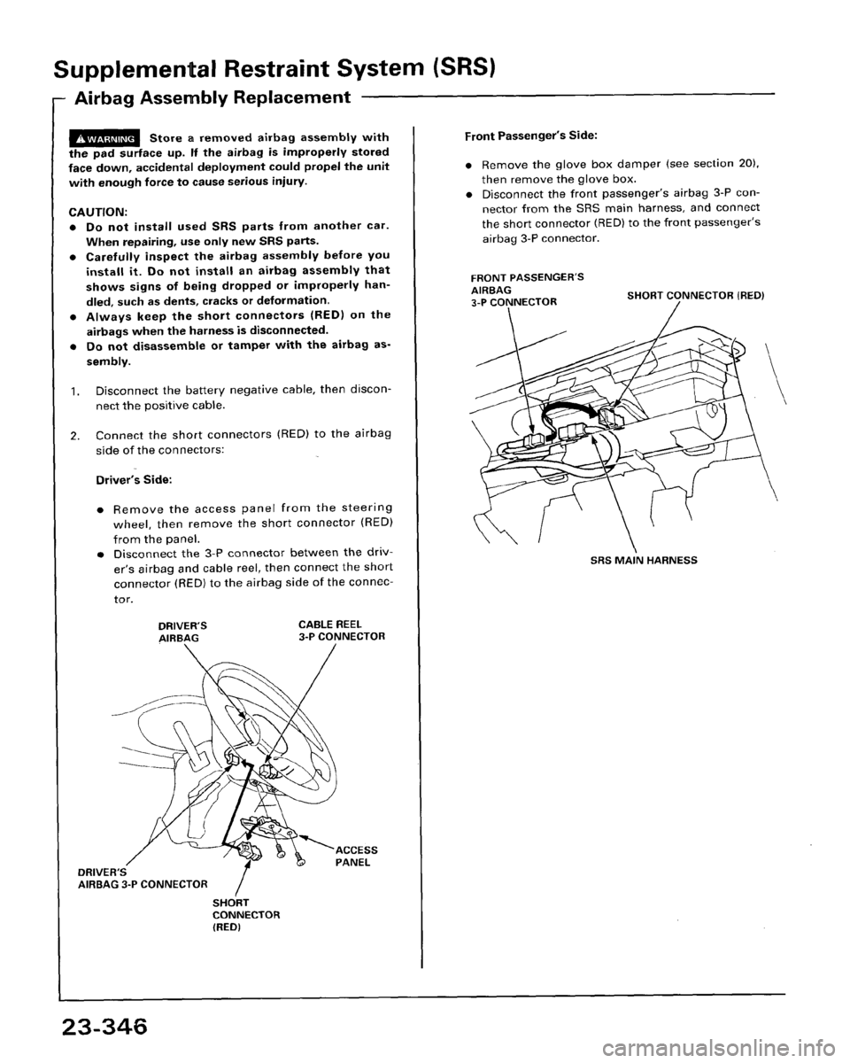 HONDA ACCORD 1995  Service Repair Manual 