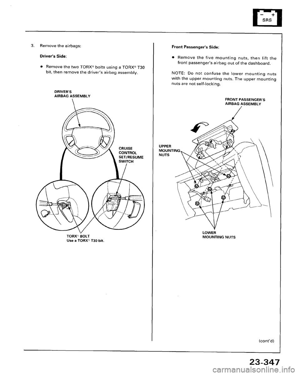 HONDA ACCORD 1995  Service Repair Manual 