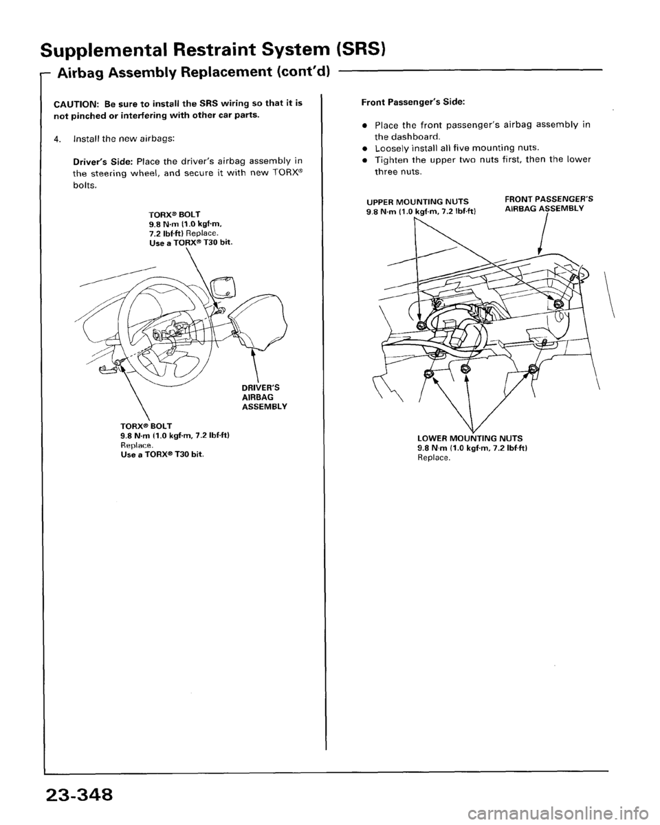 HONDA ACCORD 1995  Service Repair Manual 