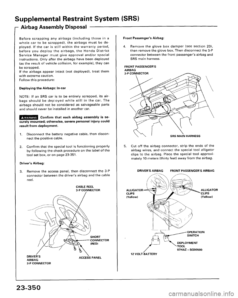 HONDA ACCORD 1995  Service Repair Manual 