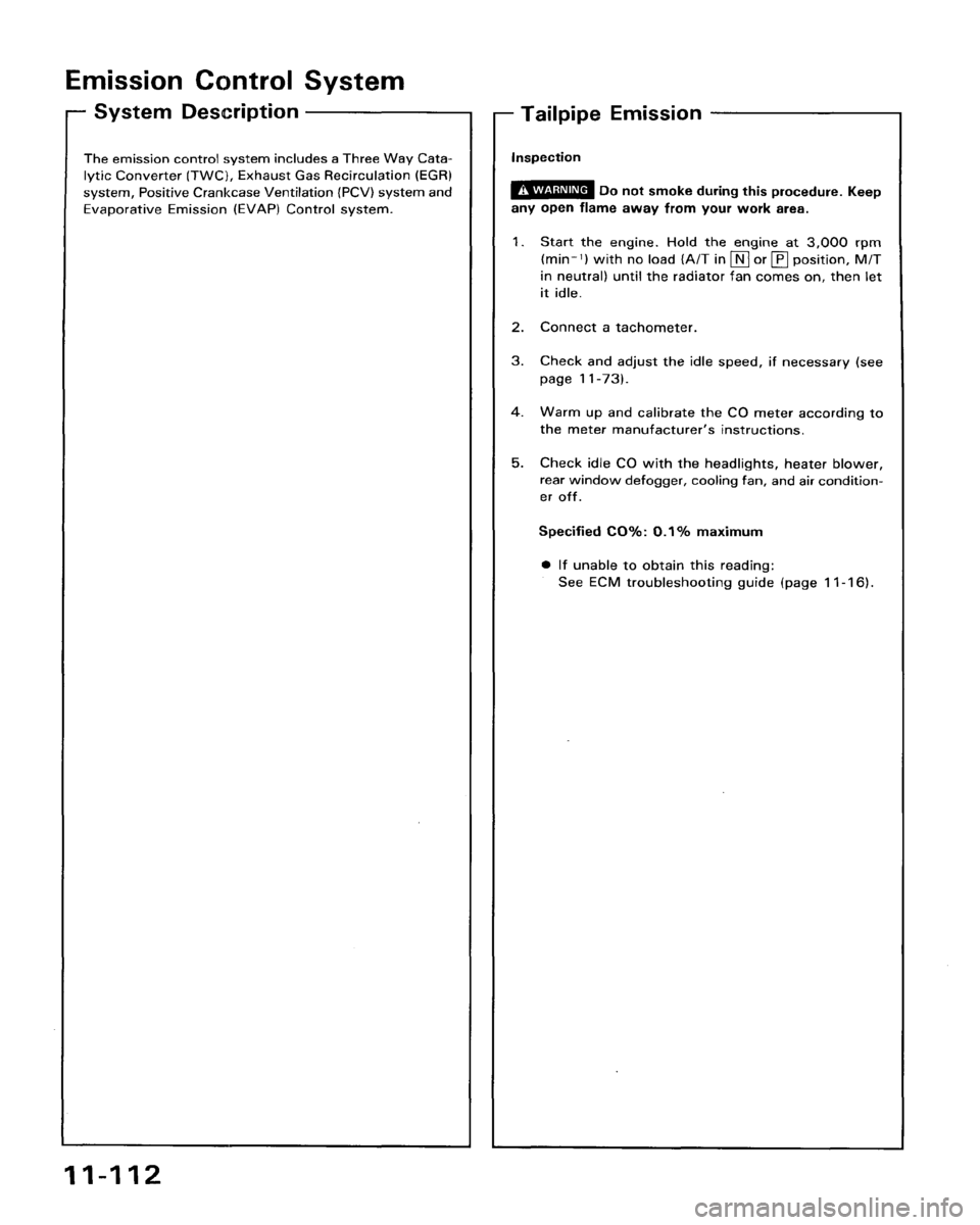 HONDA ACCORD 1995  Service Repair Manual 