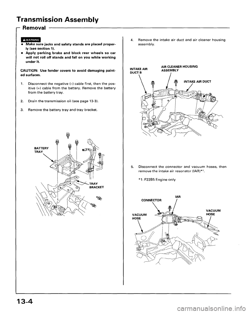 HONDA ACCORD 1995  Service Repair Manual 