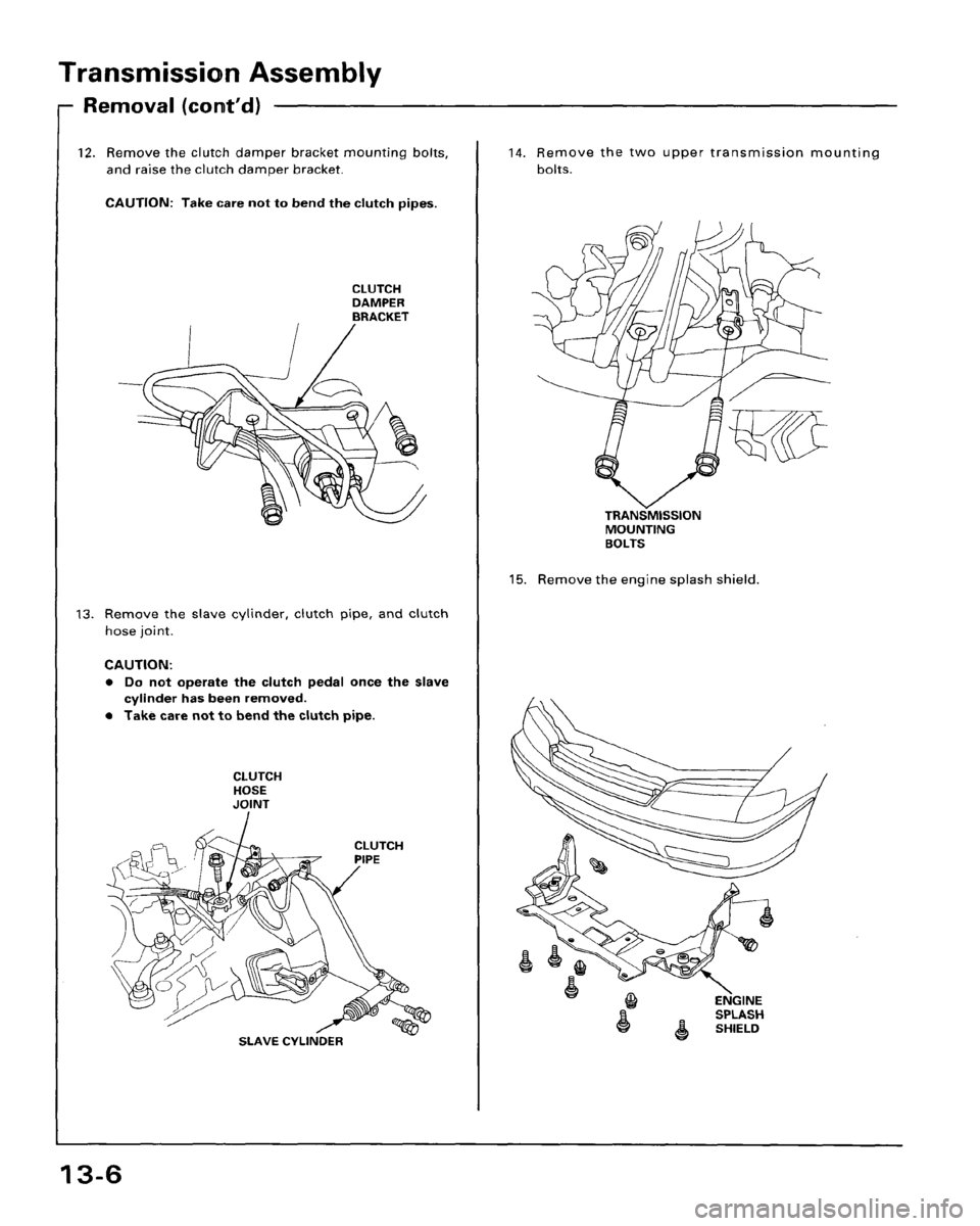 HONDA ACCORD 1995  Service Repair Manual 