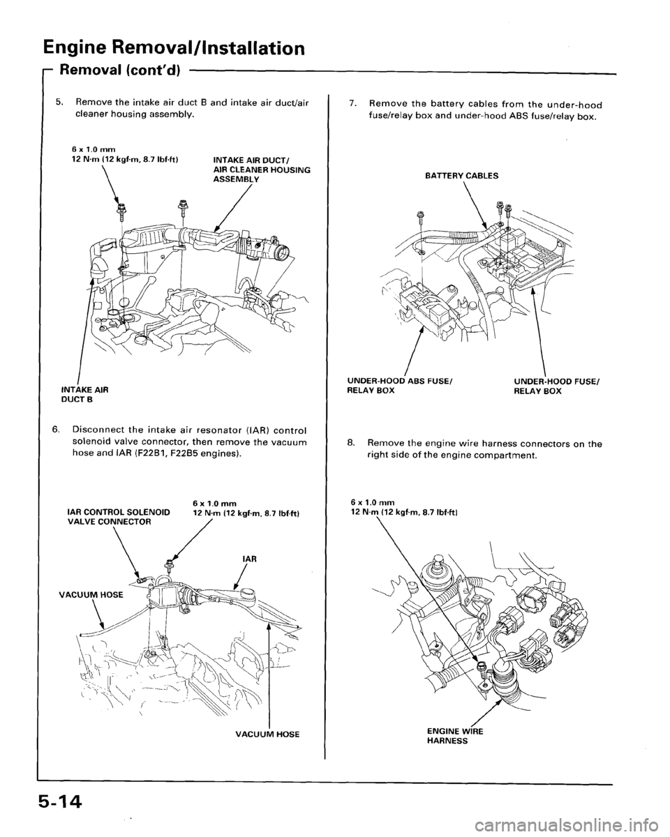 HONDA ACCORD 1995  Service Workshop Manual 