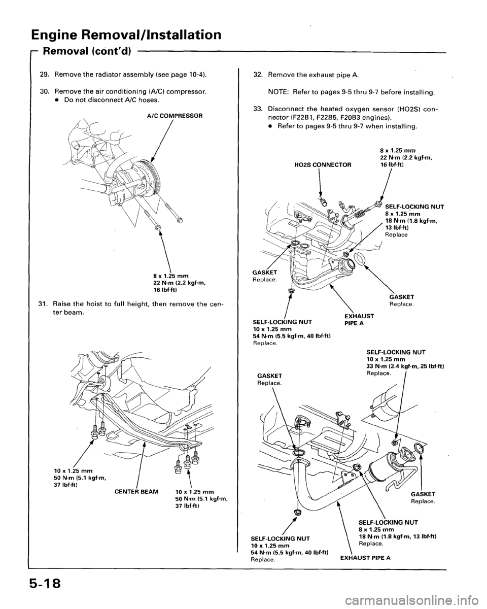 HONDA ACCORD 1995  Service Workshop Manual 