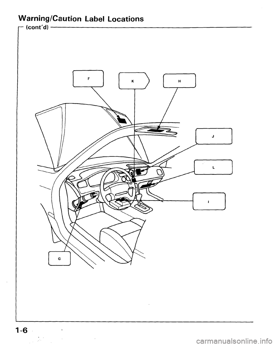 HONDA ACCORD 1995  Service Repair Manual 