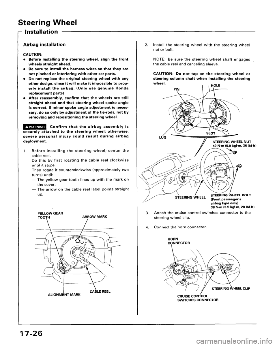HONDA ACCORD 1995 Service Repair Manual HONDA ACCORD 1995 Service Repair Manual