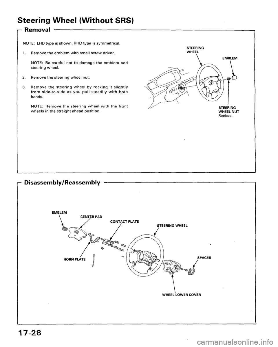 HONDA ACCORD 1995 Service Repair Manual HONDA ACCORD 1995 Service Repair Manual