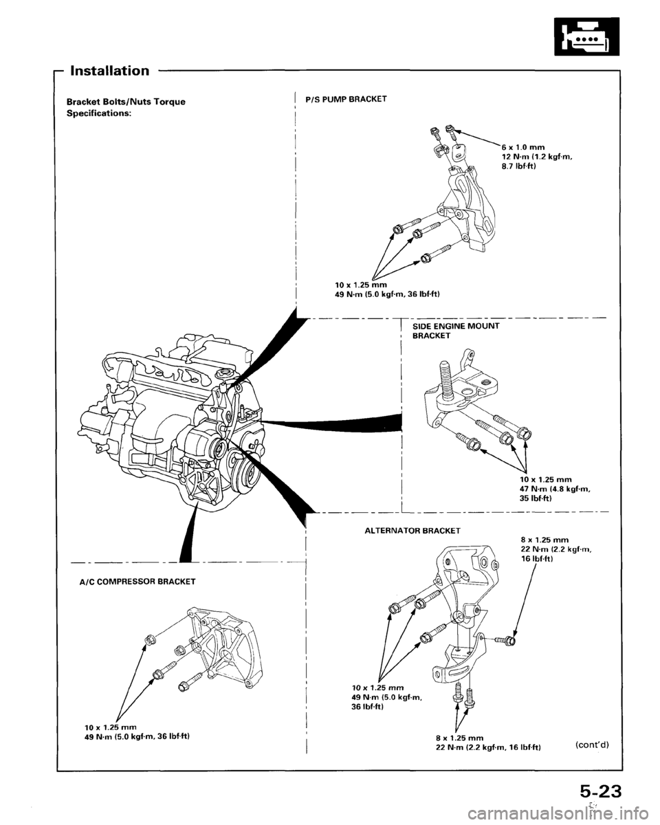HONDA ACCORD 1995  Service Manual PDF 