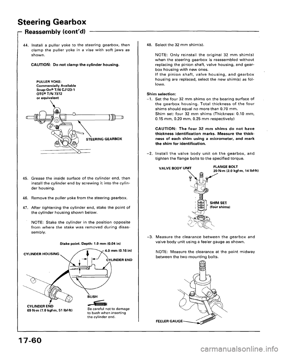 HONDA ACCORD 1995  Service Repair Manual 