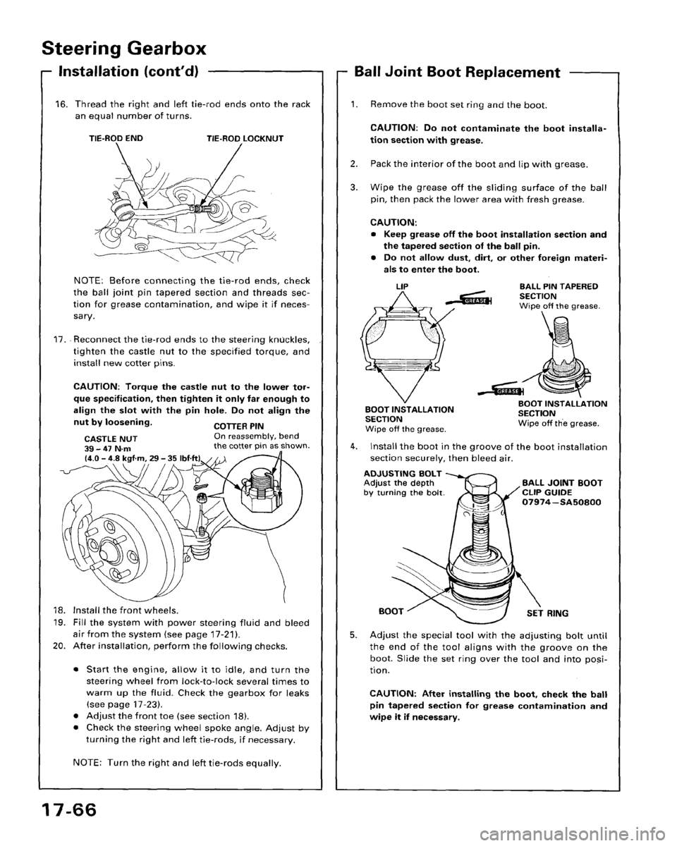 HONDA ACCORD 1995  Service Repair Manual 