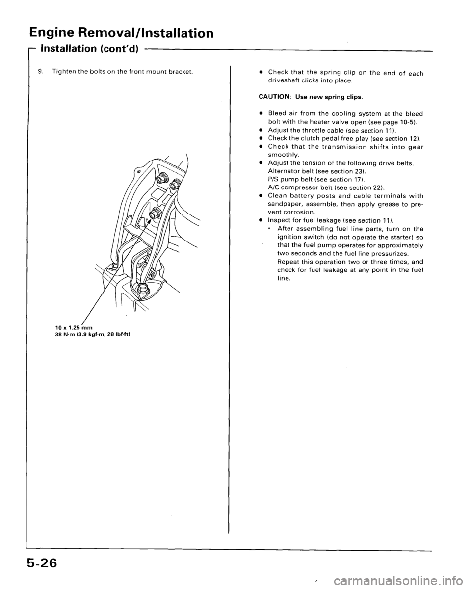 HONDA ACCORD 1995  Service Manual PDF 
