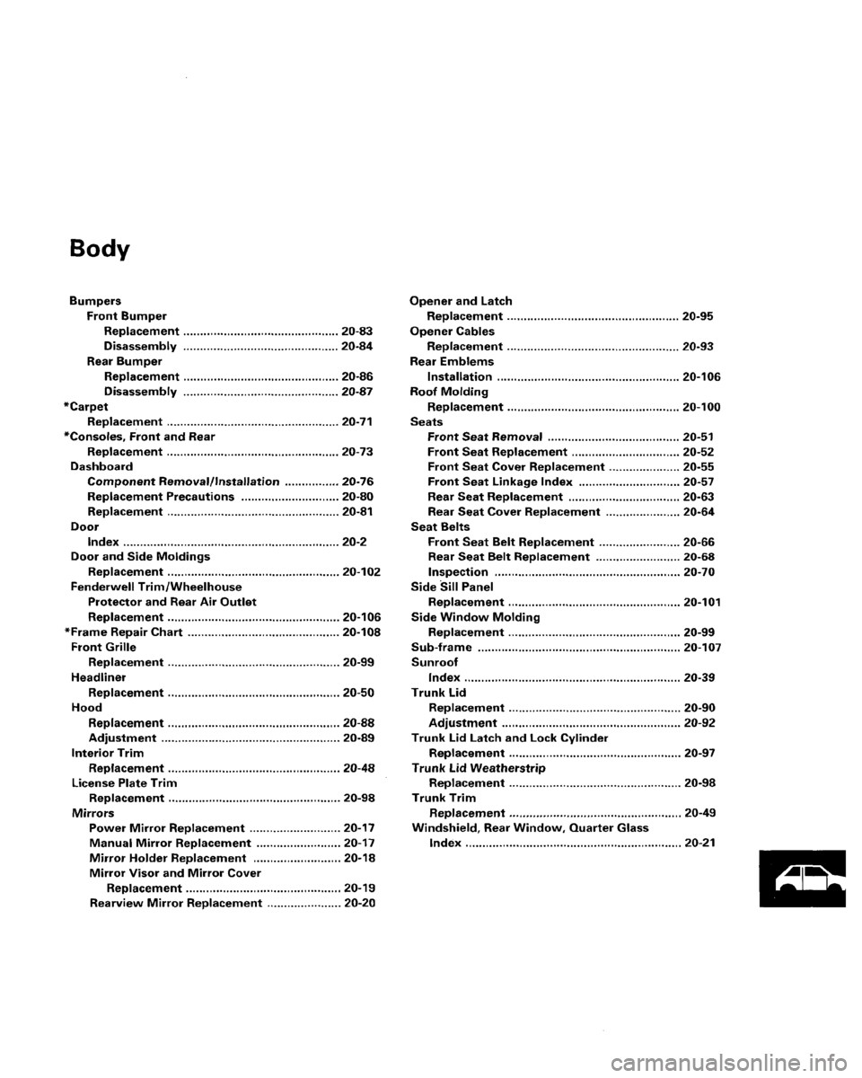 HONDA ACCORD 1995 Service Repair Manual HONDA ACCORD 1995 Service Repair Manual