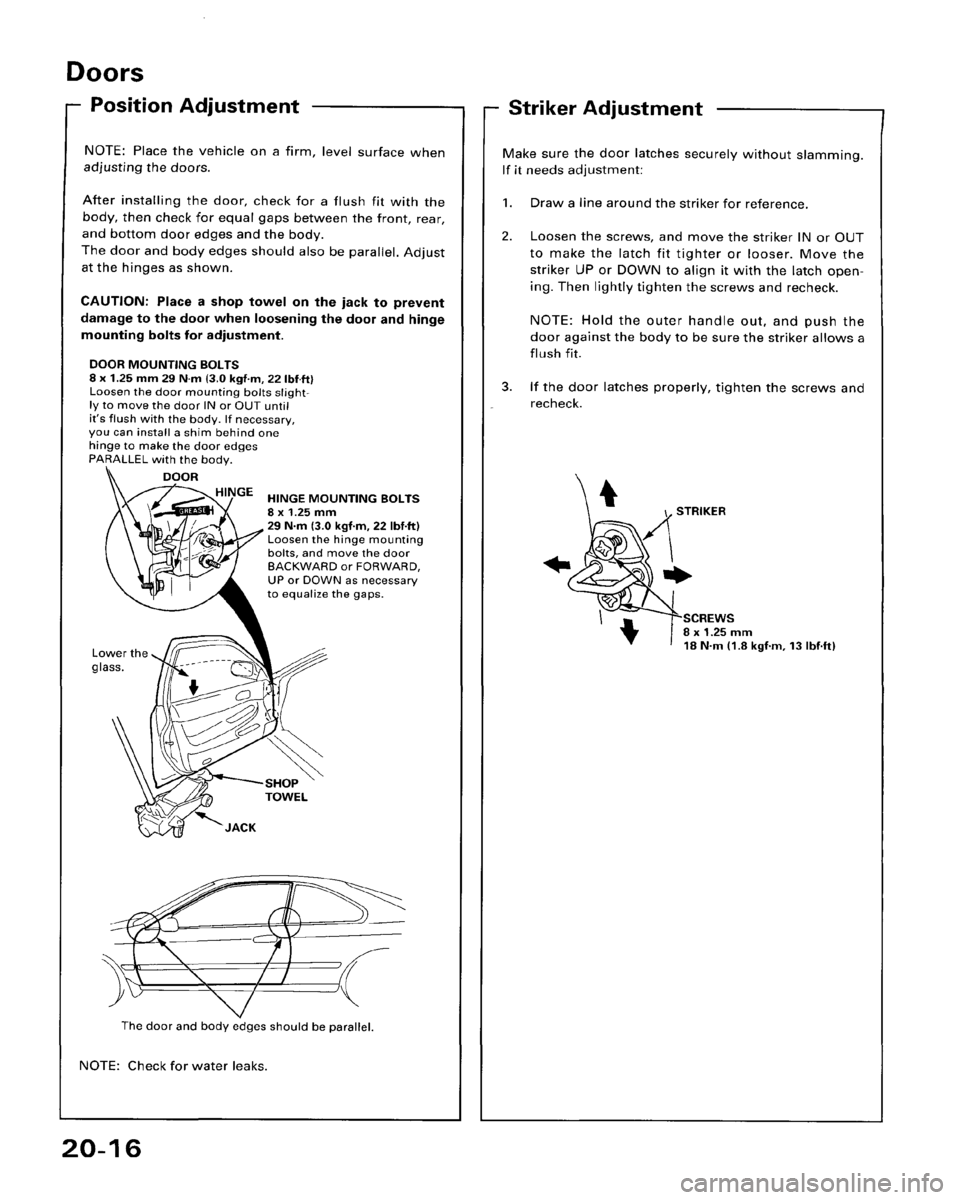 HONDA ACCORD 1995 Service Repair Manual HONDA ACCORD 1995 Service Repair Manual