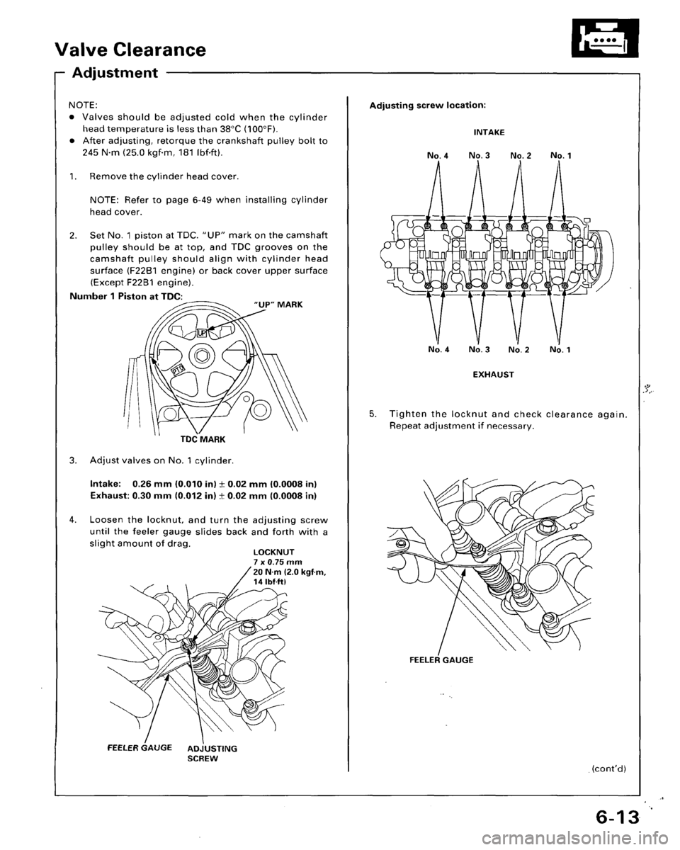 HONDA ACCORD 1995  Service Manual Online 