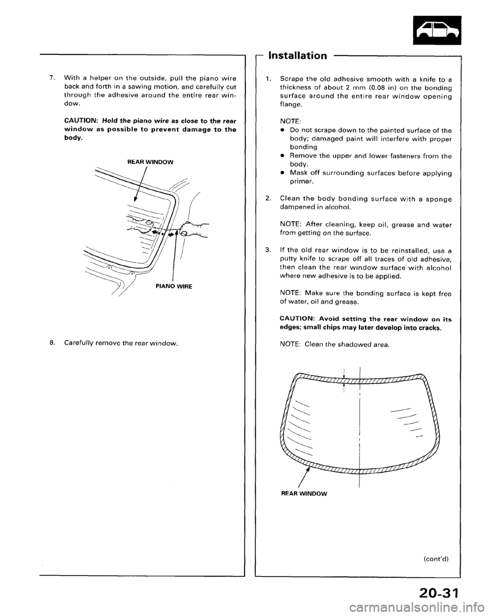 HONDA ACCORD 1995 Service Repair Manual HONDA ACCORD 1995 Service Repair Manual
