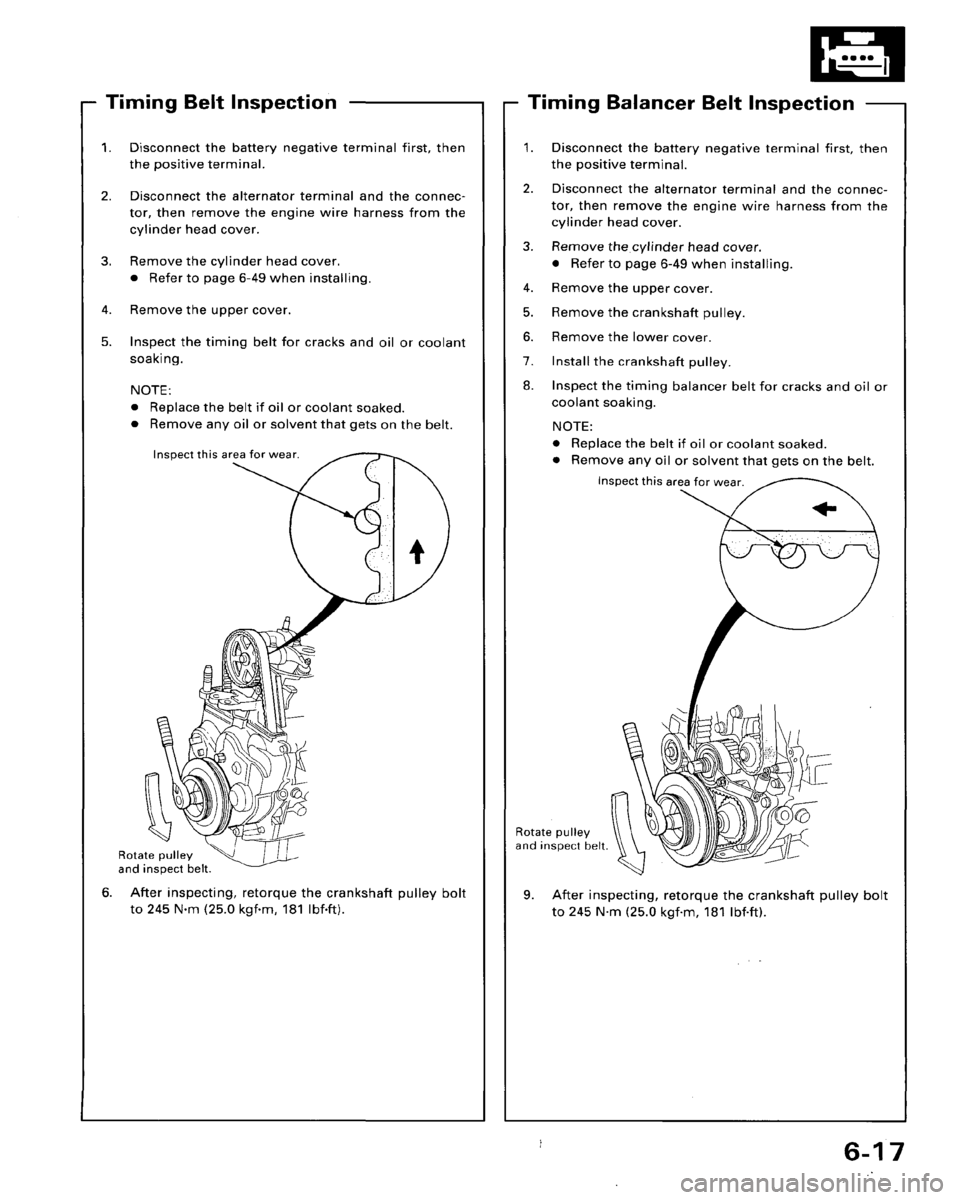 HONDA ACCORD 1995  Service Owners Manual 